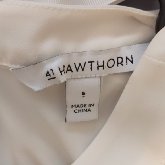 41 Hawthorn Clearwater mixed material blouse - Picture 3 of 4